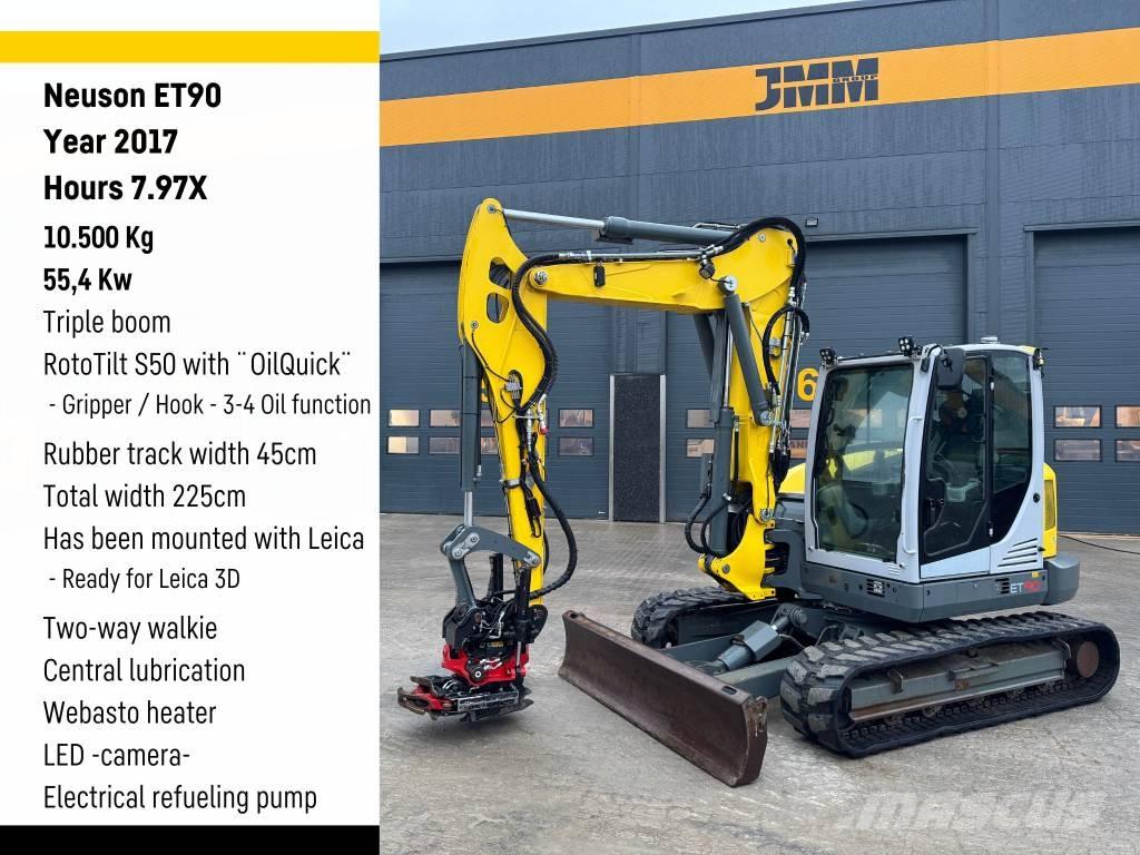 Wacker Neuson ET 90 中型油圧ショベル 7ｔ-12ｔ（ユンボ・パワーショベル・バックホー）