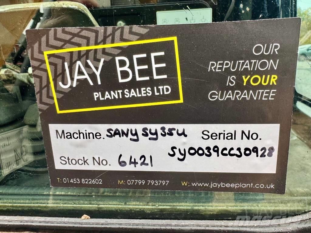 Sany SY 35 U ミニ油圧ショベル 7t以下（ミニユンボ・ミニディガー）