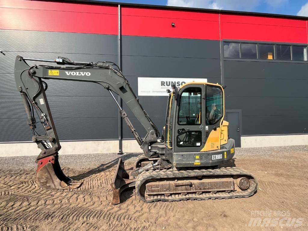 Volvo ECR 88 D 中型油圧ショベル 7ｔ-12ｔ（ユンボ・パワーショベル・バックホー）