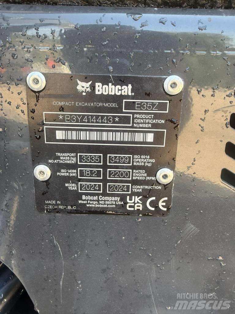 Bobcat E 35, 549h ミニ油圧ショベル 7t以下（ミニユンボ・ミニディガー）