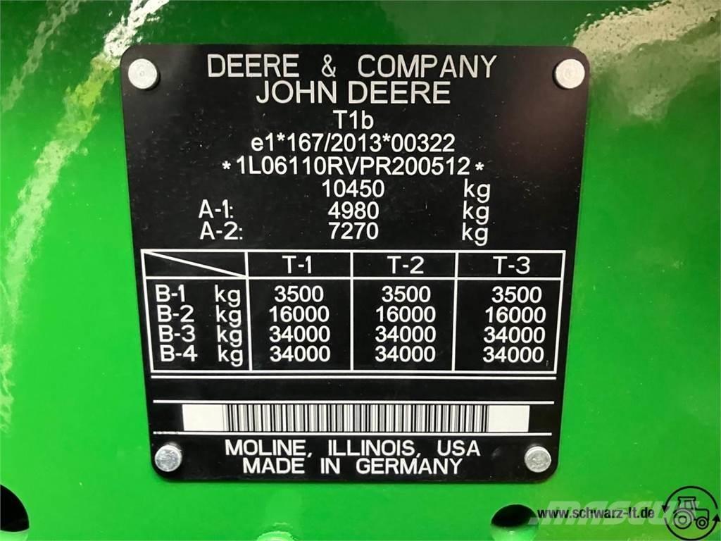 John Deere 6R 110 トラクター