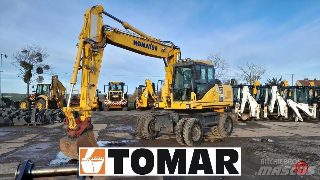 Komatsu PW 180-7 ホイール式油圧ショベル（パワーショベル・ユンボ・バックホー）