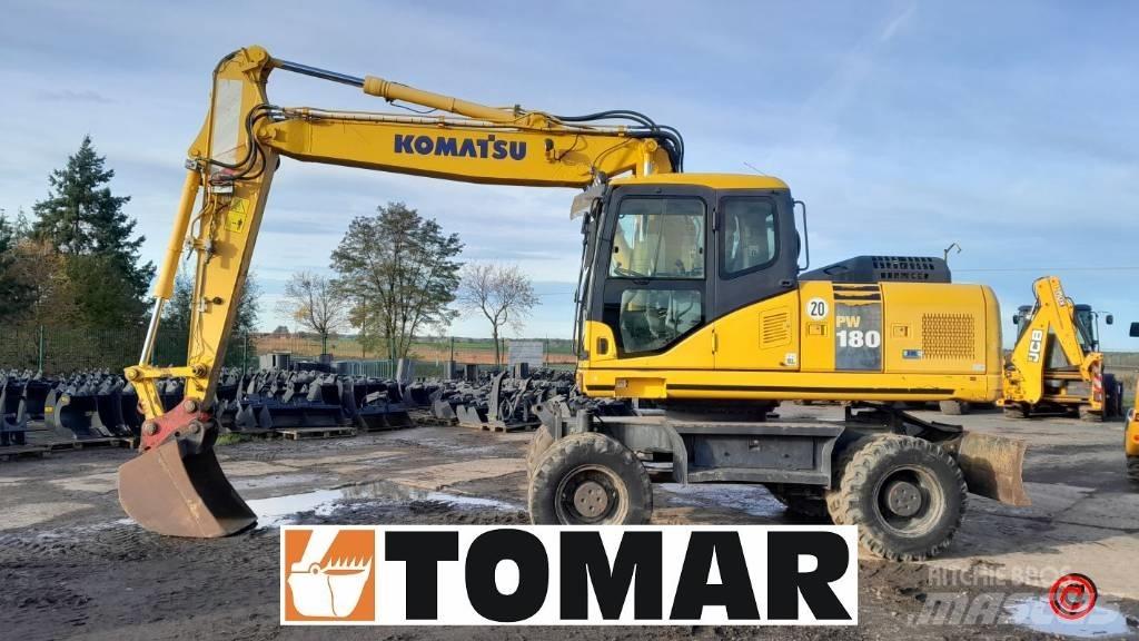 Komatsu PW 180-7 ホイール式油圧ショベル（パワーショベル・ユンボ・バックホー）