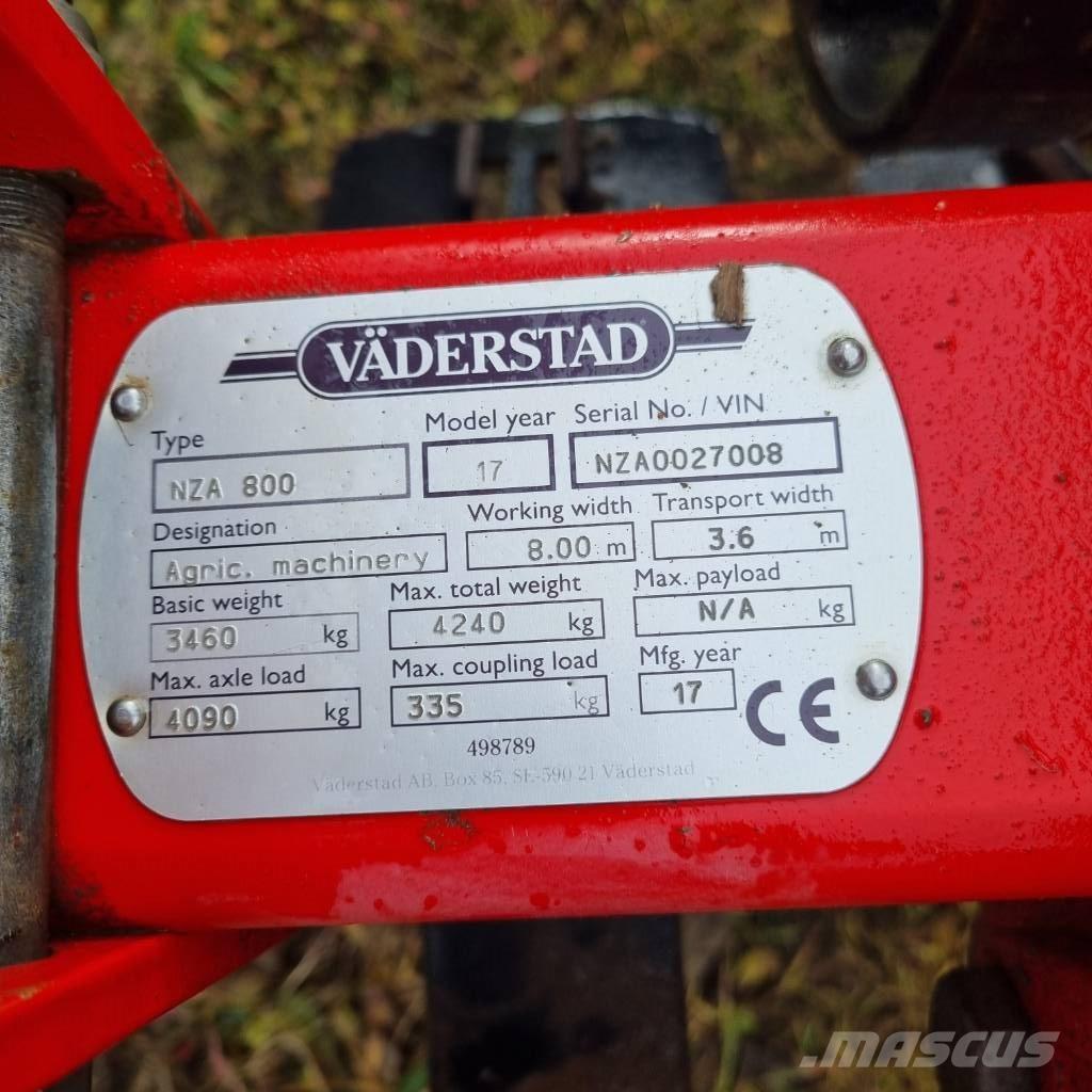 Väderstad NZA800 カルチベーター