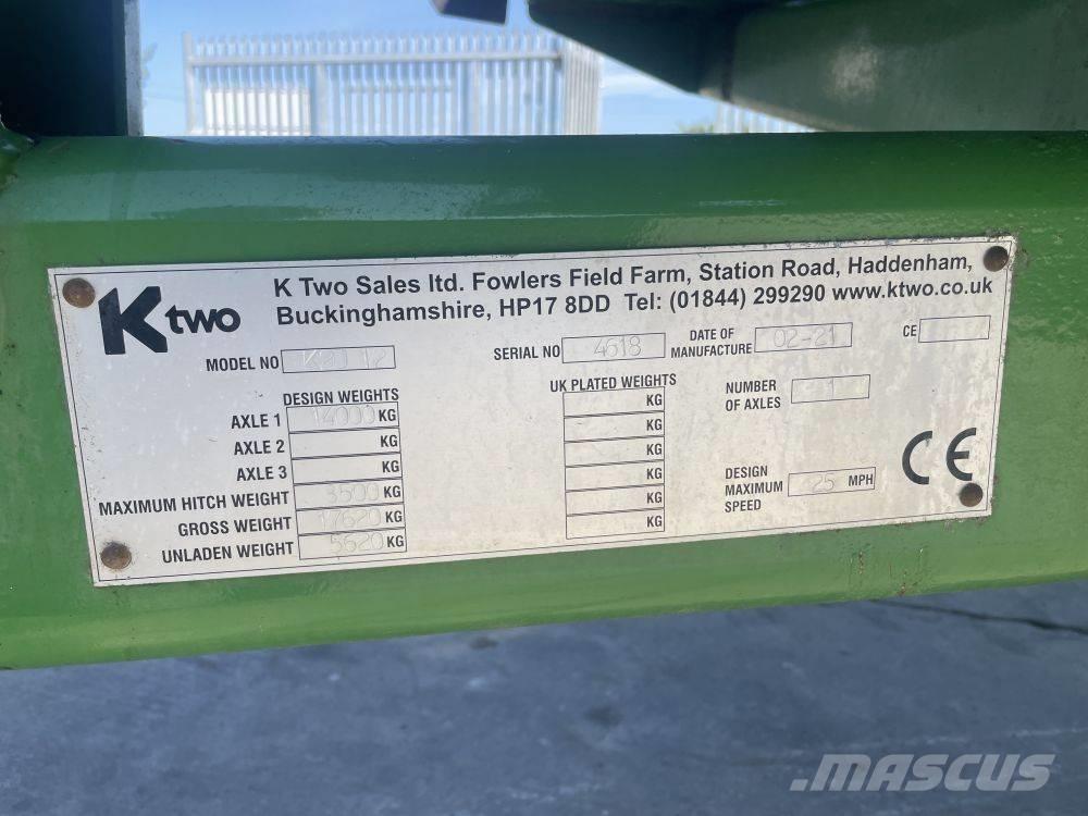 Ktwo Duo 1200 肥料散布機