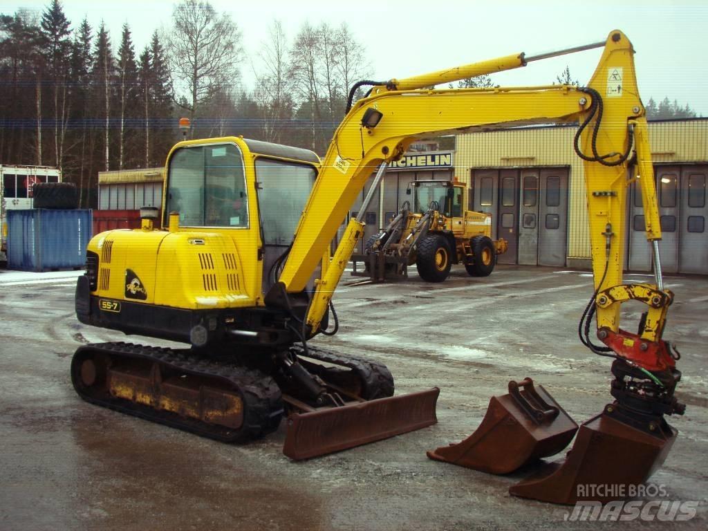 Hyundai Robex 55-7 ミニ油圧ショベル 7t以下（ミニユンボ・ミニディガー）