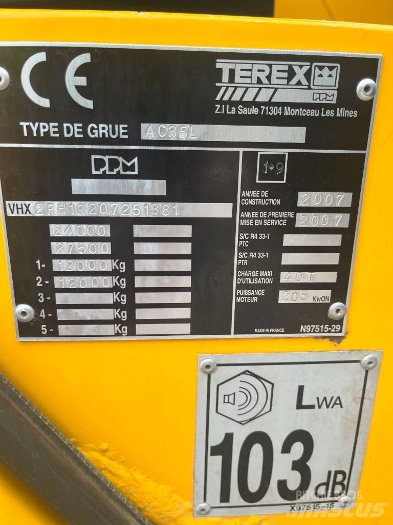 Terex Demag AC 35-L ラフテレーンクレーン