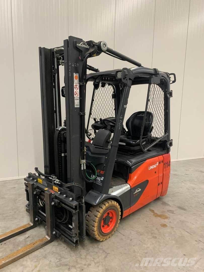 Linde E16 バッテリーフォークリフト