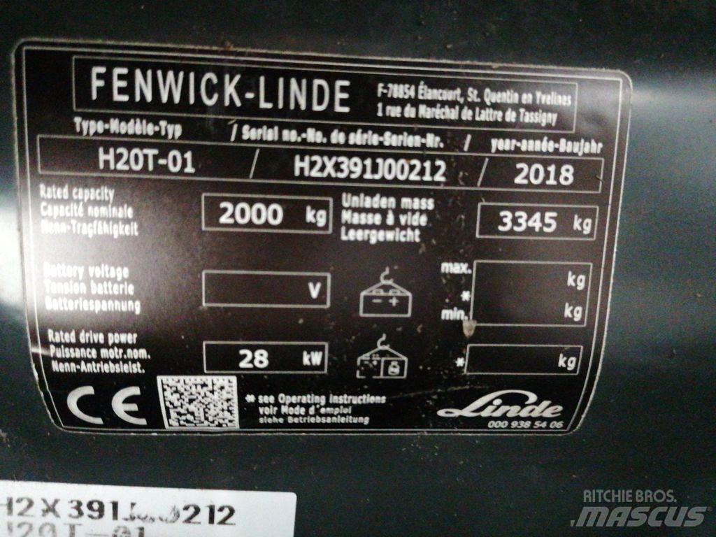 Linde H20T-01 LPGフォークリフト