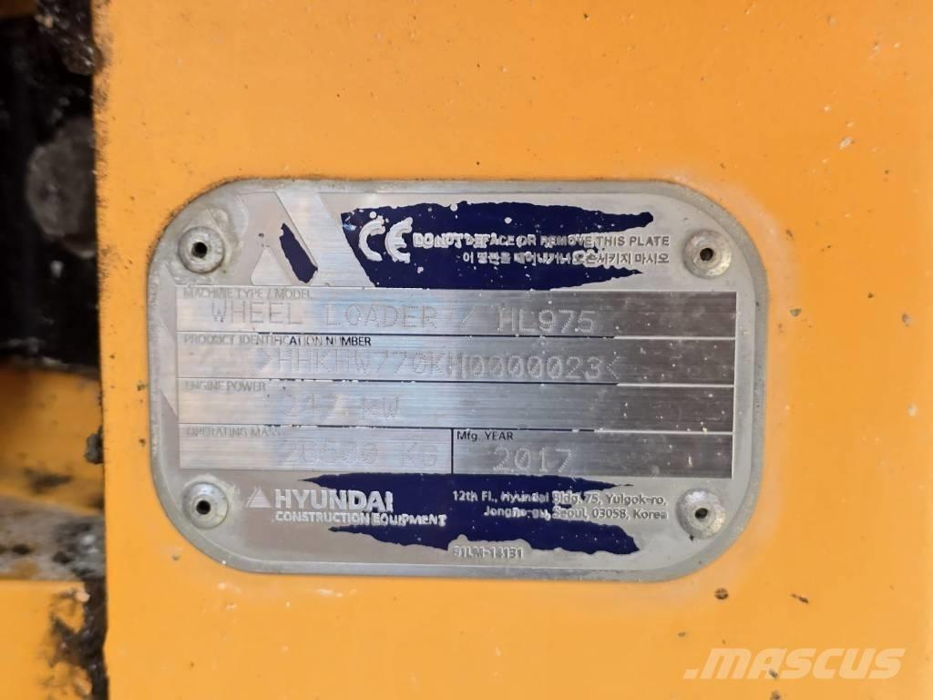 Hyundai HL 975 ホイールローダー・タイヤショベル