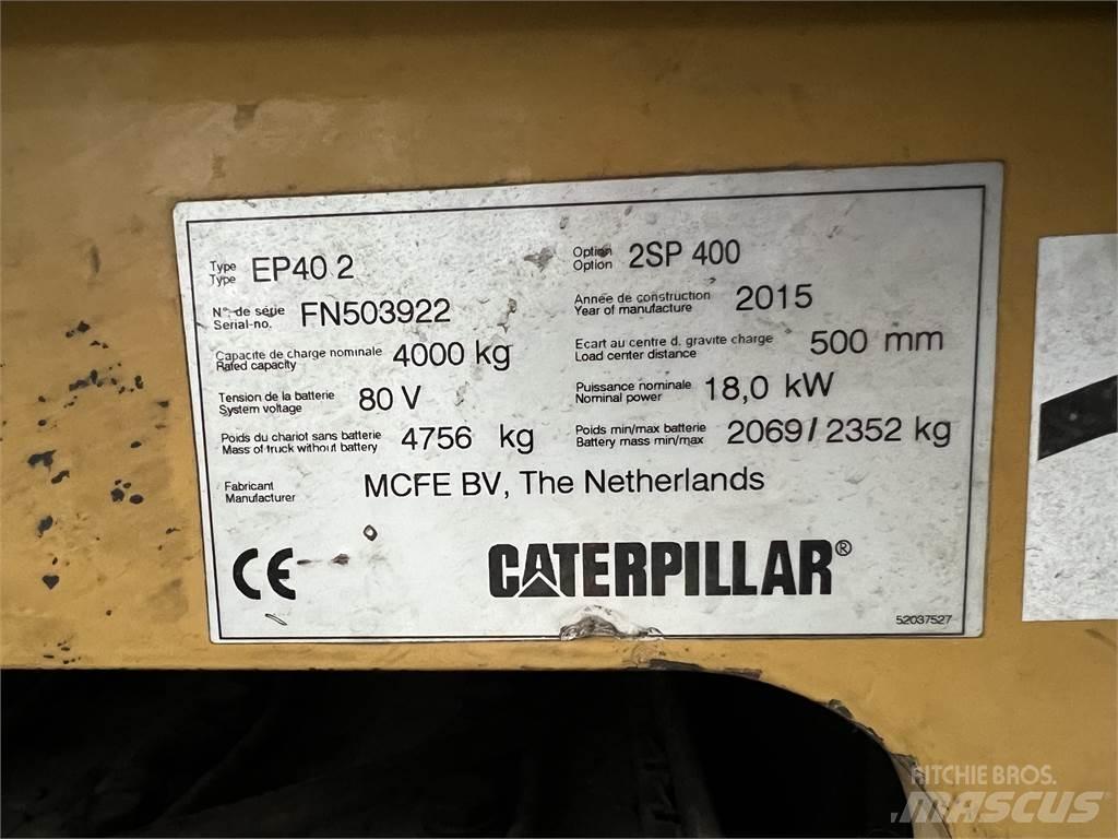 CAT erpillar EP40 バッテリーフォークリフト