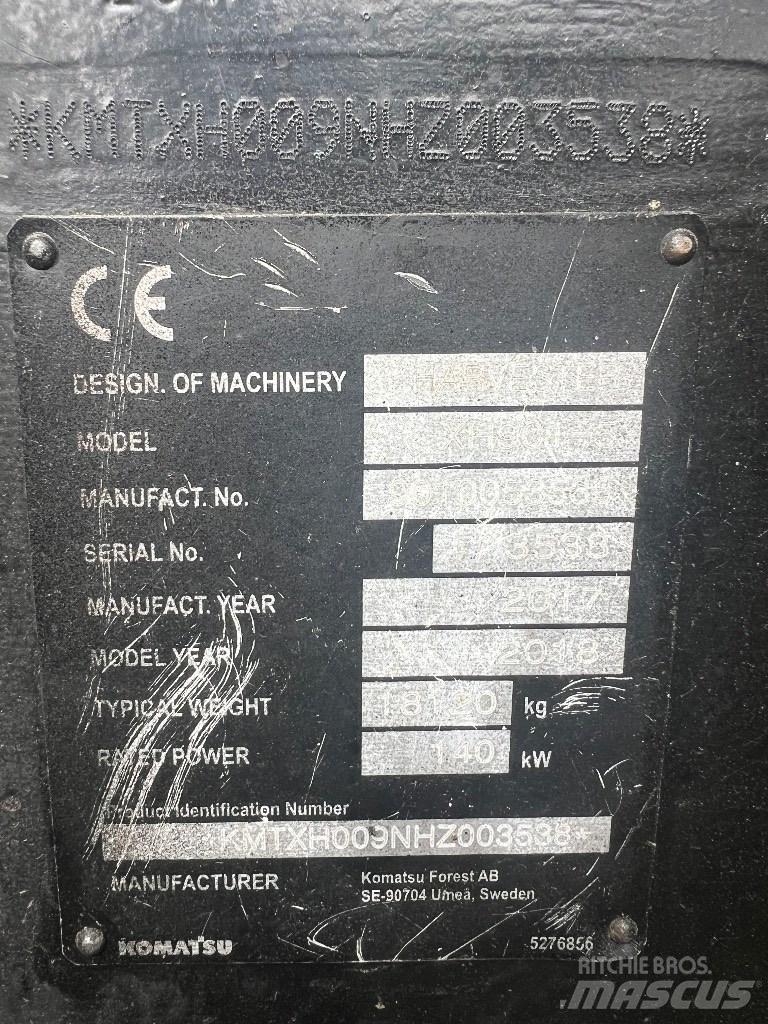 Komatsu 901 ハーベスター