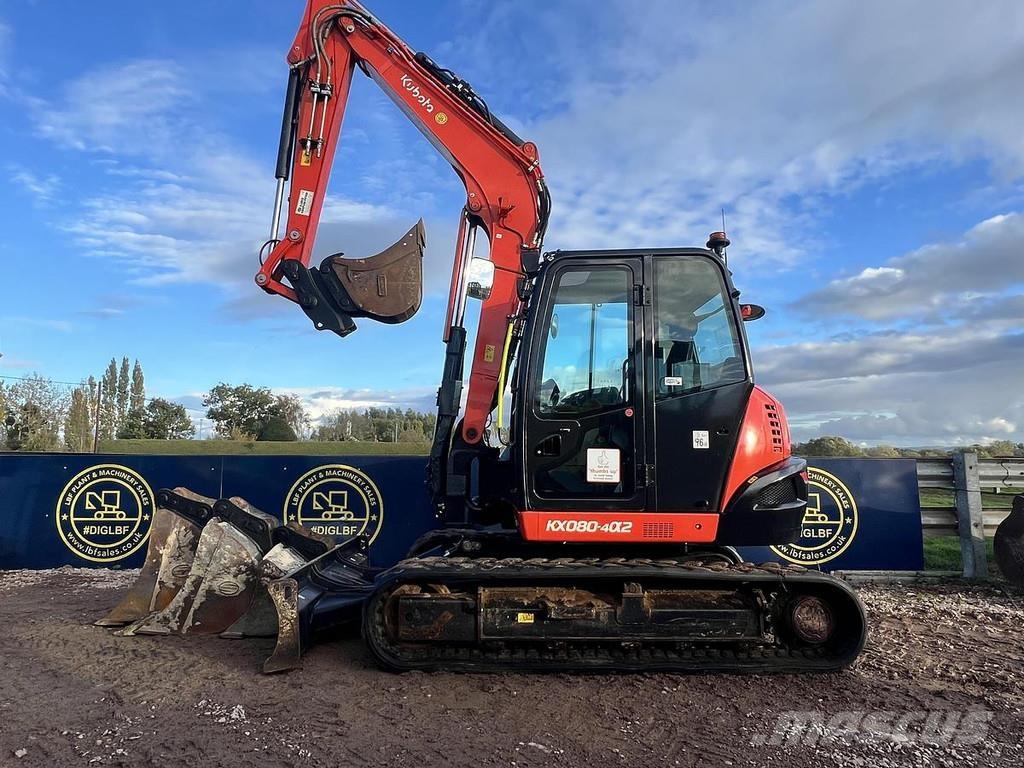 Kubota KX080-4a2 特殊油圧ショベル