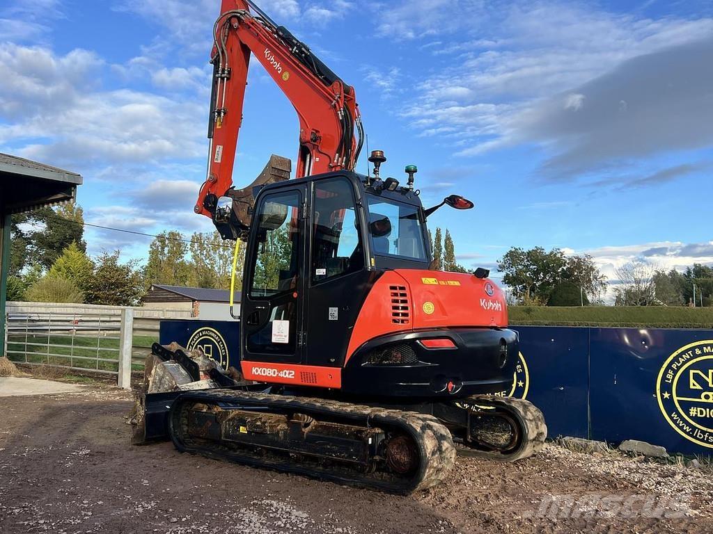 Kubota KX080-4a2 特殊油圧ショベル