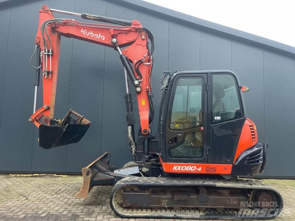 Kubota Kx080-4 中型油圧ショベル 7ｔ-12ｔ（ユンボ・パワーショベル・バックホー）