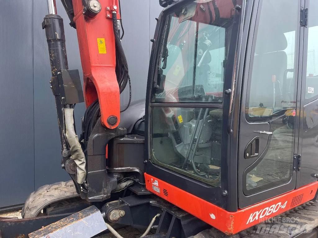 Kubota Kx080-4 中型油圧ショベル 7ｔ-12ｔ（ユンボ・パワーショベル・バックホー）