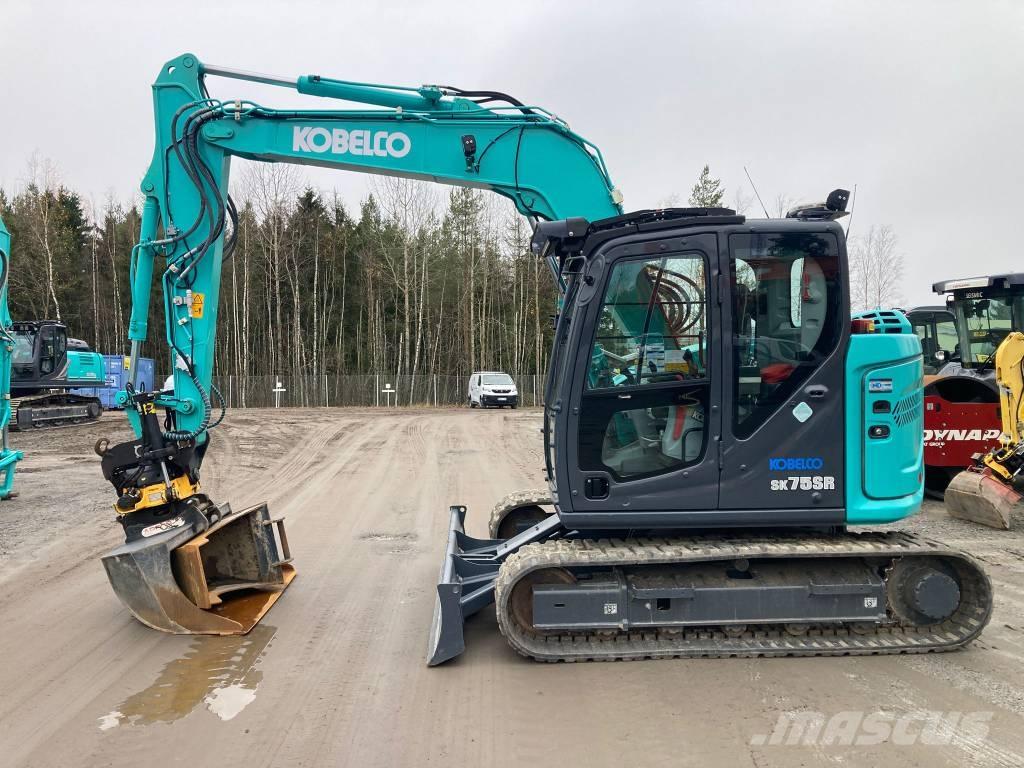 Kobelco SK 75 SR-7 中型油圧ショベル 7ｔ-12ｔ（ユンボ・パワーショベル・バックホー）