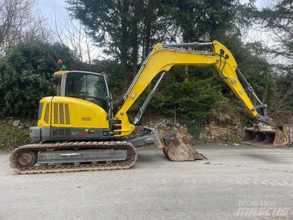 Wacker Neuson EZ 80 中型油圧ショベル 7ｔ-12ｔ（ユンボ・パワーショベル・バックホー）