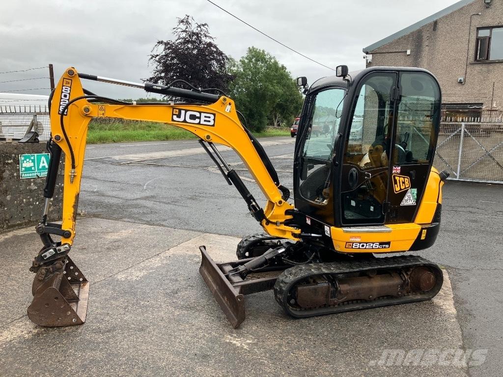 JCB 8026 CTS ミニ油圧ショベル 7t以下（ミニユンボ・ミニディガー）