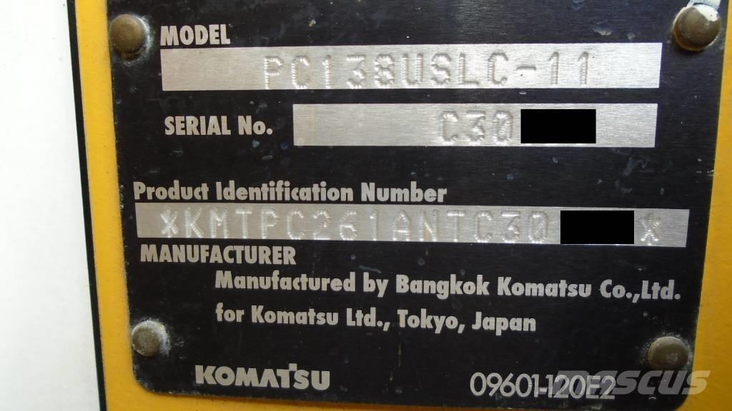 Komatsu PC 138 USLC 大型油圧ショベル12t以上（パワーショベル・ユンボ）