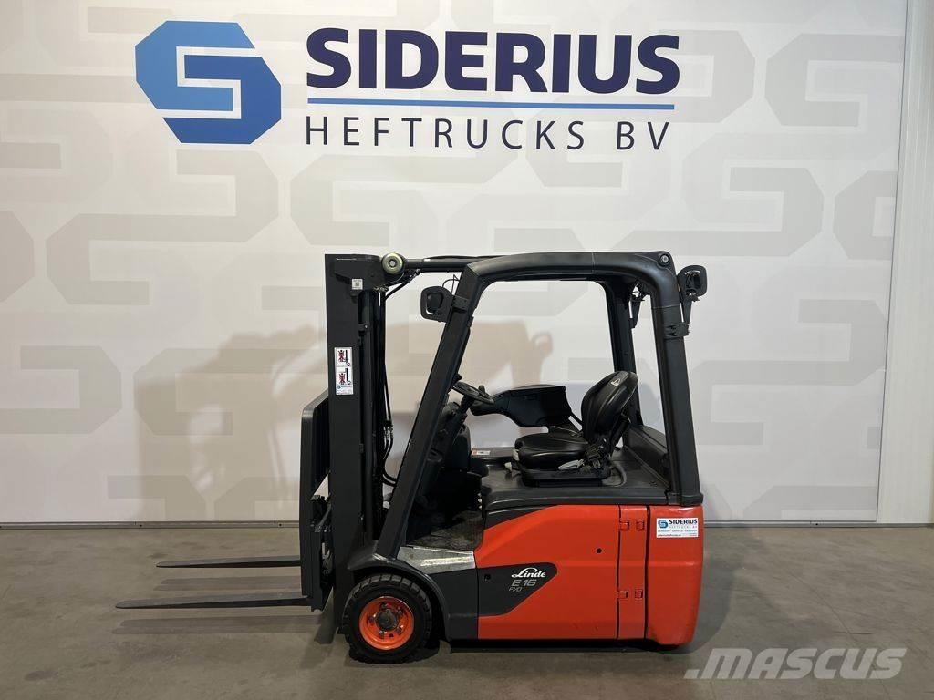 Linde E16-02 バッテリーフォークリフト