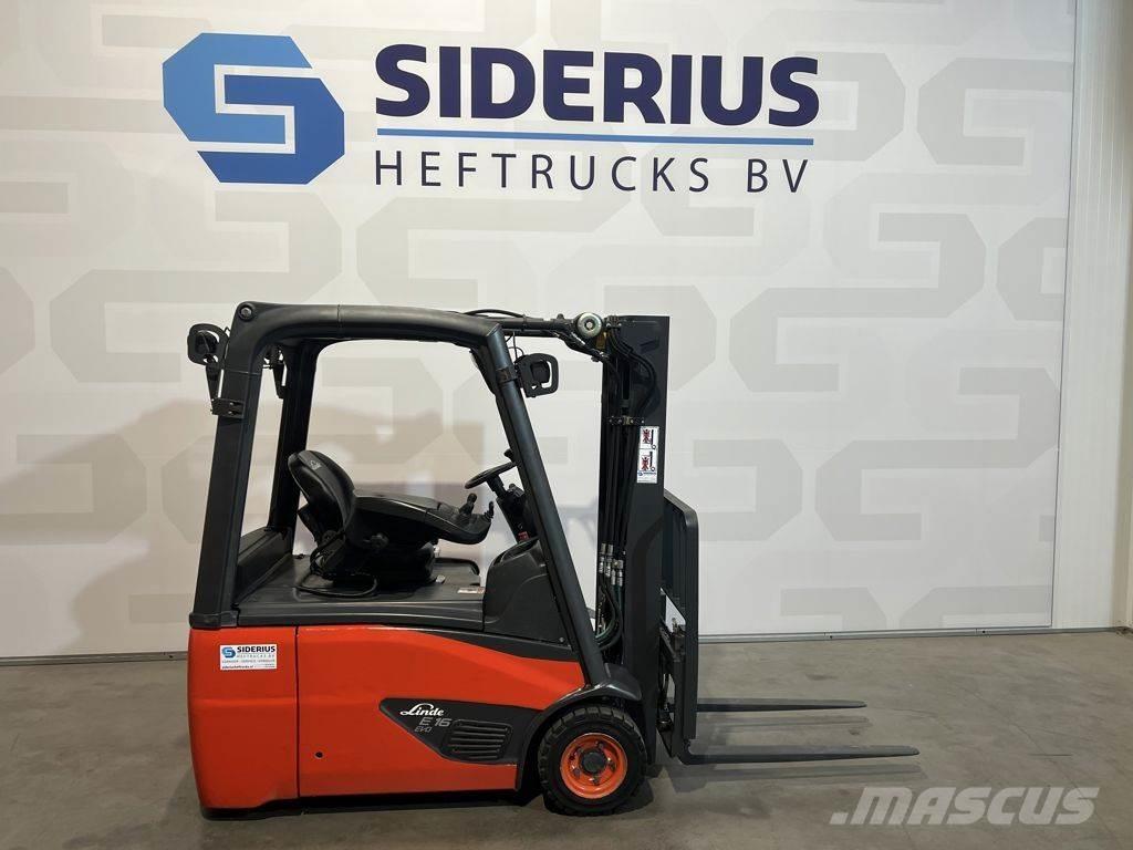 Linde E16-02 バッテリーフォークリフト