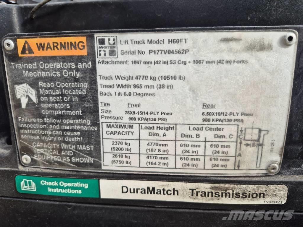 Hyster H 60 FT フォークリフト - その他