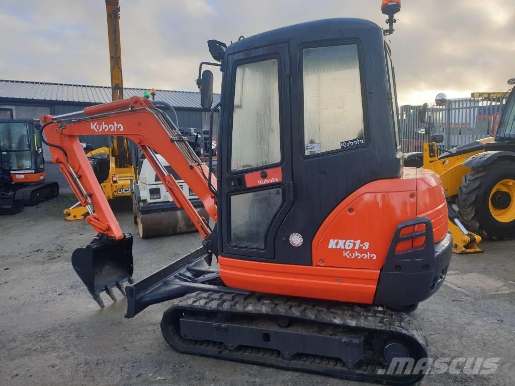 Kubota KX 61-3 ミニ油圧ショベル 7t以下（ミニユンボ・ミニディガー）