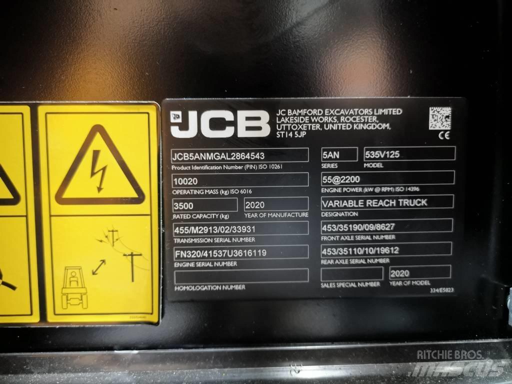 JCB 535 V 125 テレスコーピックハンドラー