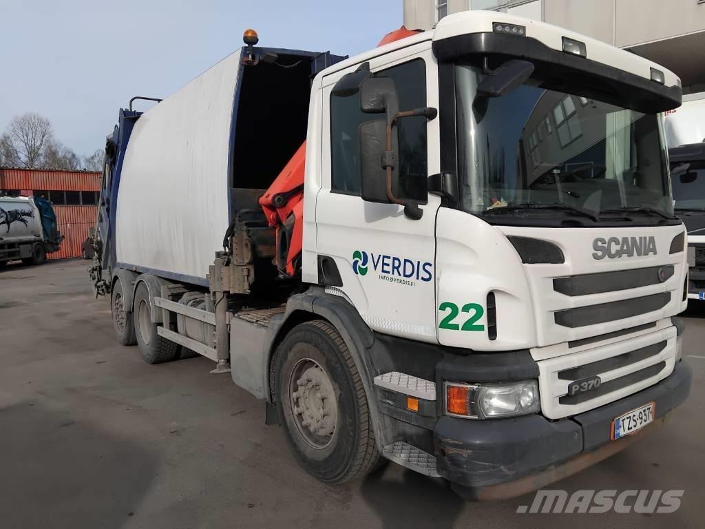 Scania P 370 塵芥車、パッカー車