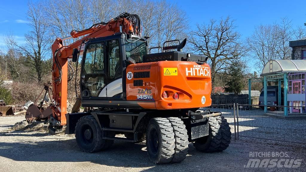 Hitachi ZX 145 W-6 ホイール式油圧ショベル（パワーショベル・ユンボ・バックホー）