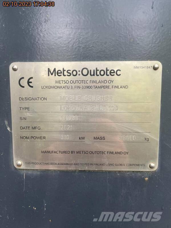 Metso LT120 クラッシャー固定式