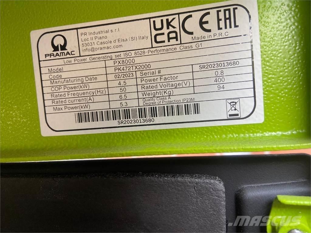 Pramac PX 8000 その他の発電機