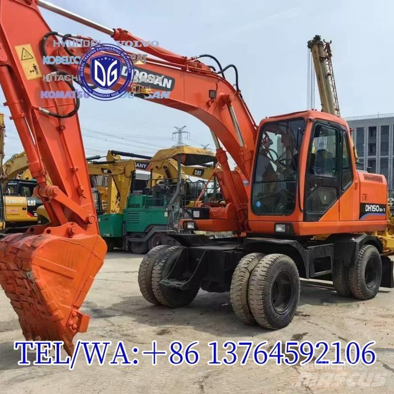 Doosan 150 W-7 ホイール式油圧ショベル（パワーショベル・ユンボ・バックホー）