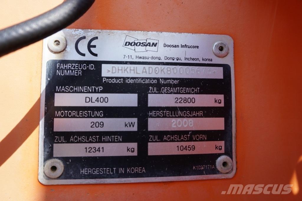 Doosan DL 400 ホイールローダー・タイヤショベル