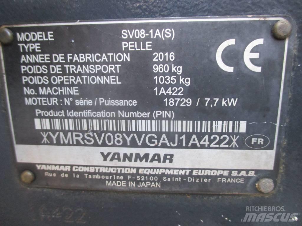Yanmar SV 08-1 A ミニ油圧ショベル 7t以下（ミニユンボ・ミニディガー）