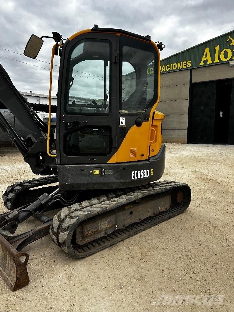 Volvo ECR 58 D ミニ油圧ショベル 7t以下（ミニユンボ・ミニディガー）
