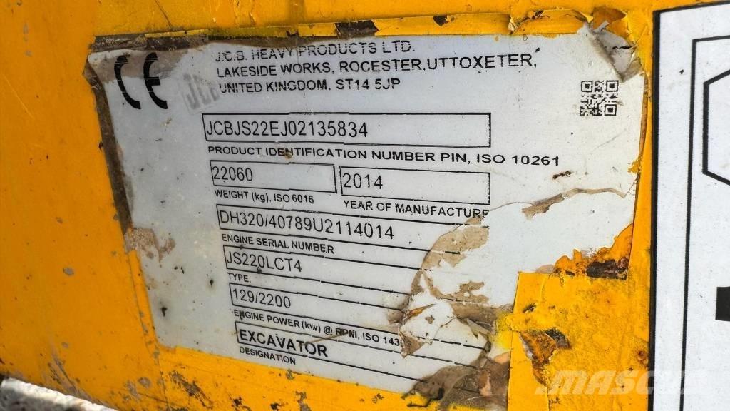 JCB JS 220 LC 大型油圧ショベル12t以上（パワーショベル・ユンボ）
