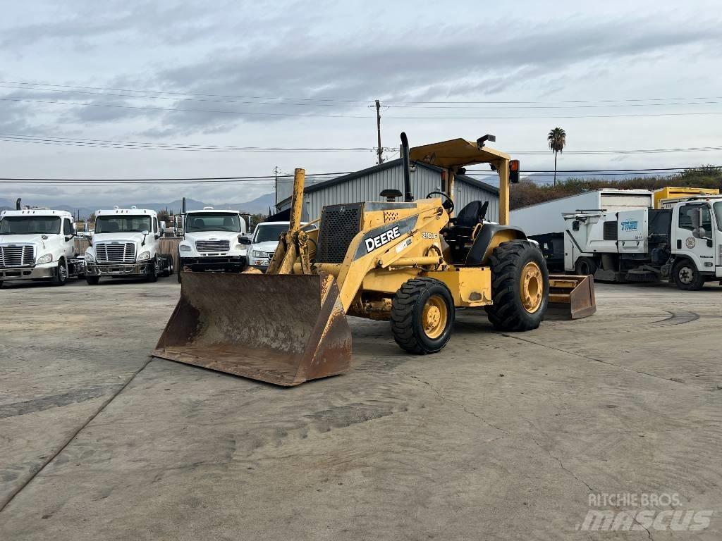 John Deere 210 LE フロントローダーとディガー