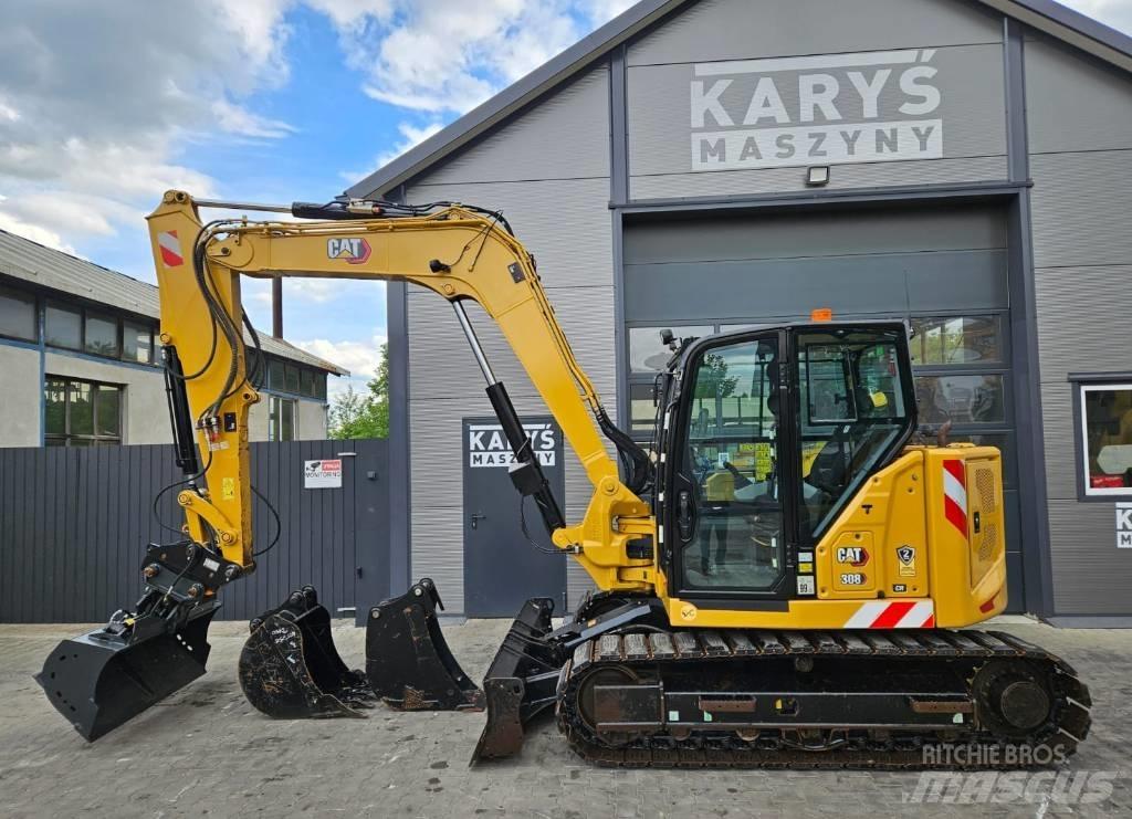 CAT 308 CR 中型油圧ショベル 7ｔ-12ｔ（ユンボ・パワーショベル・バックホー）