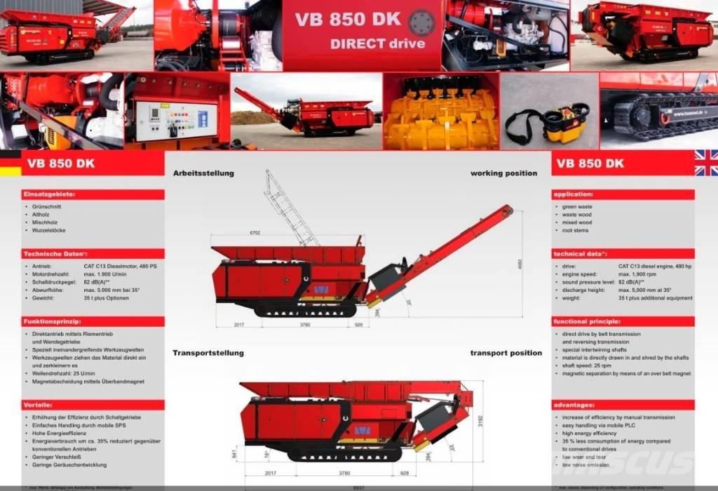 Hammel VB 850 DK 廃棄物シュレッダー