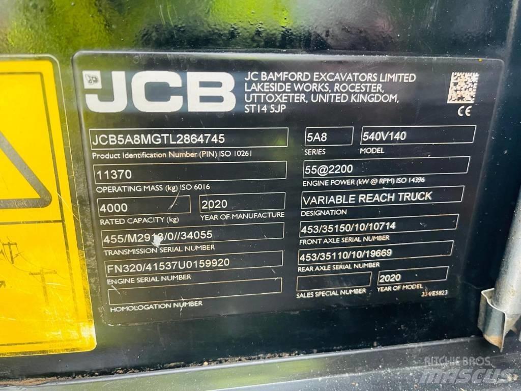 JCB 540-140 テレスコーピックハンドラー