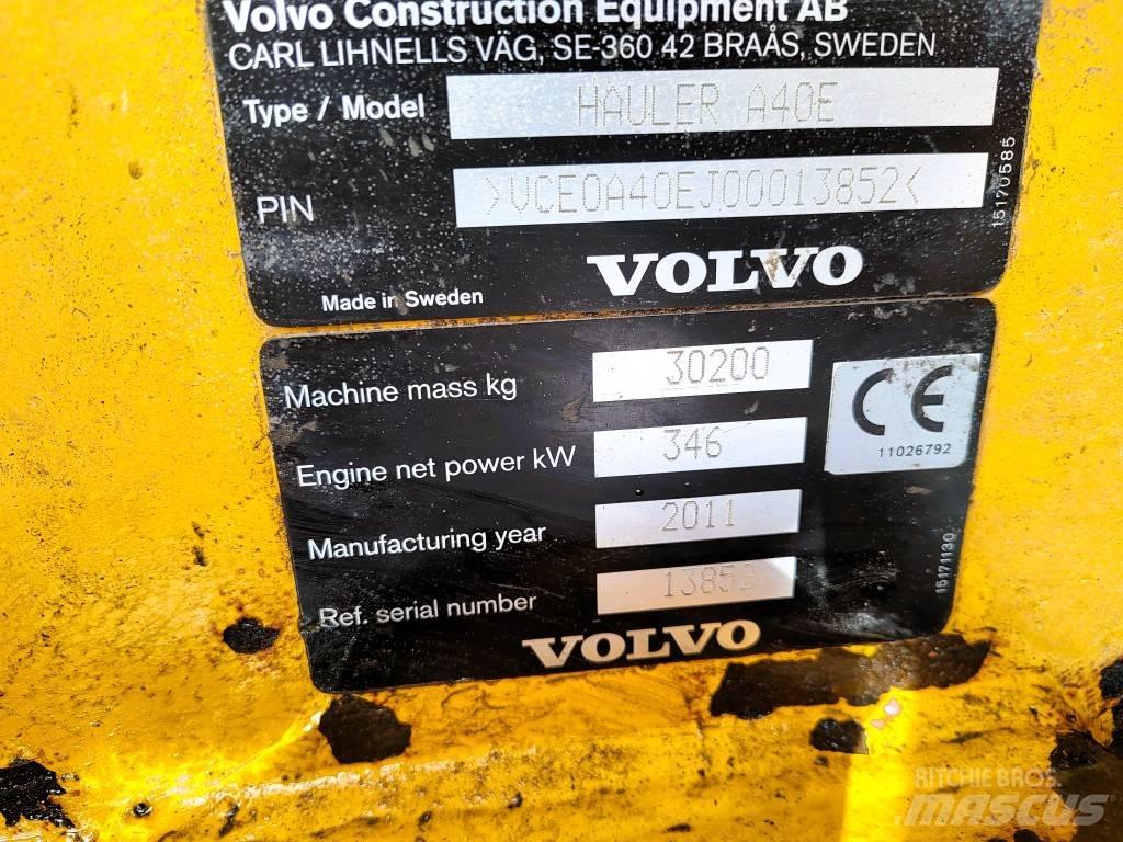 Volvo A 40 E アーティキュレート式ダンプトラック