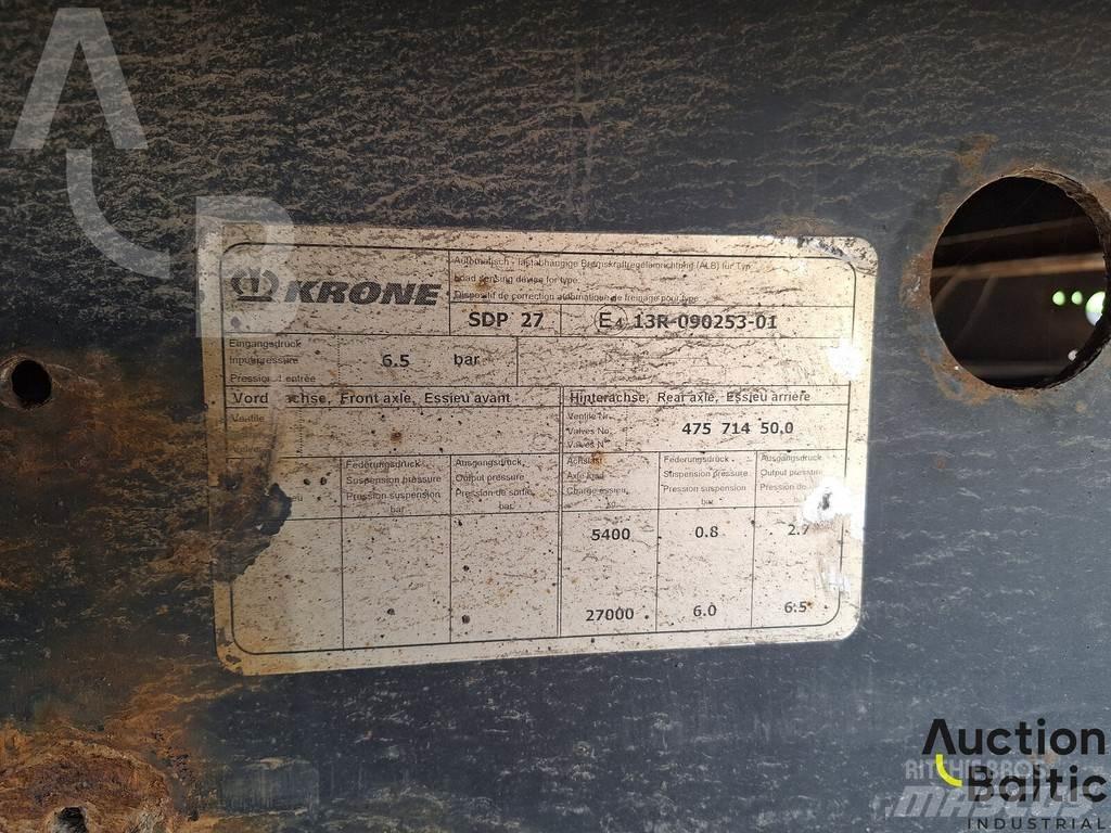 Krone SDP 27 カーテンサイダー