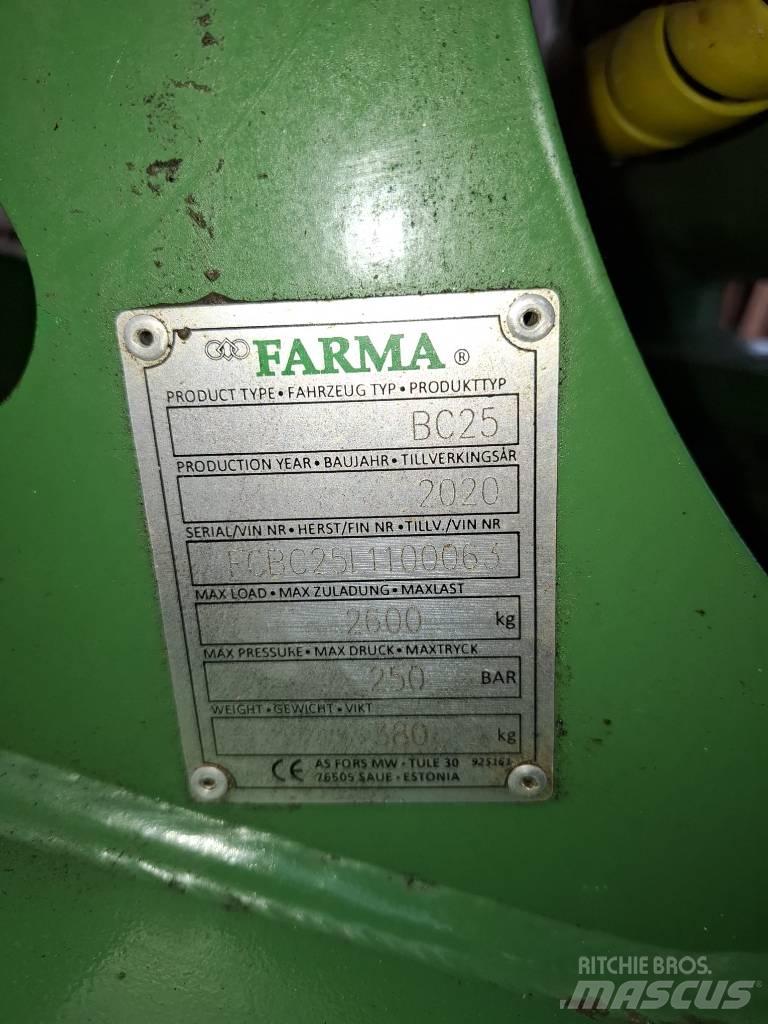 Farma BC 25 ウッドスプリッターとカッター