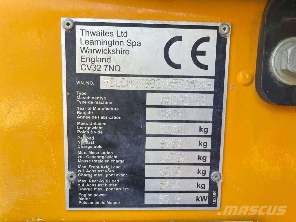 Thwaites MACH 2390 サイト　ダンプ