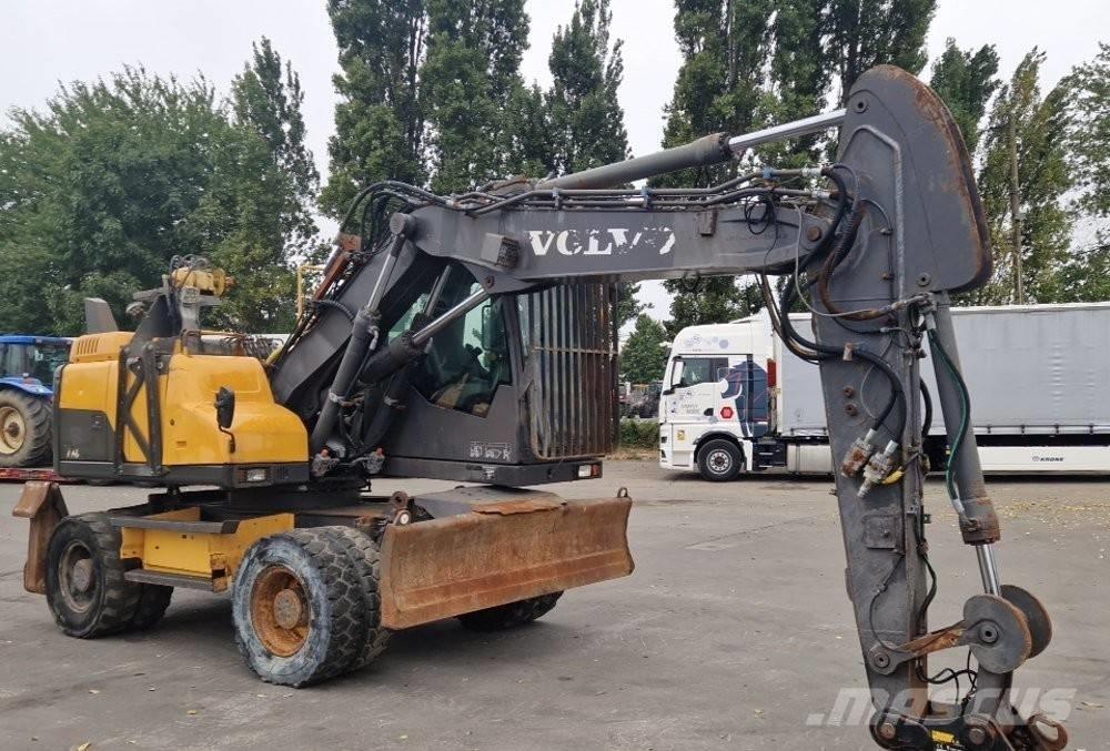 Volvo EW 140 D ホイール式油圧ショベル（パワーショベル・ユンボ・バックホー）
