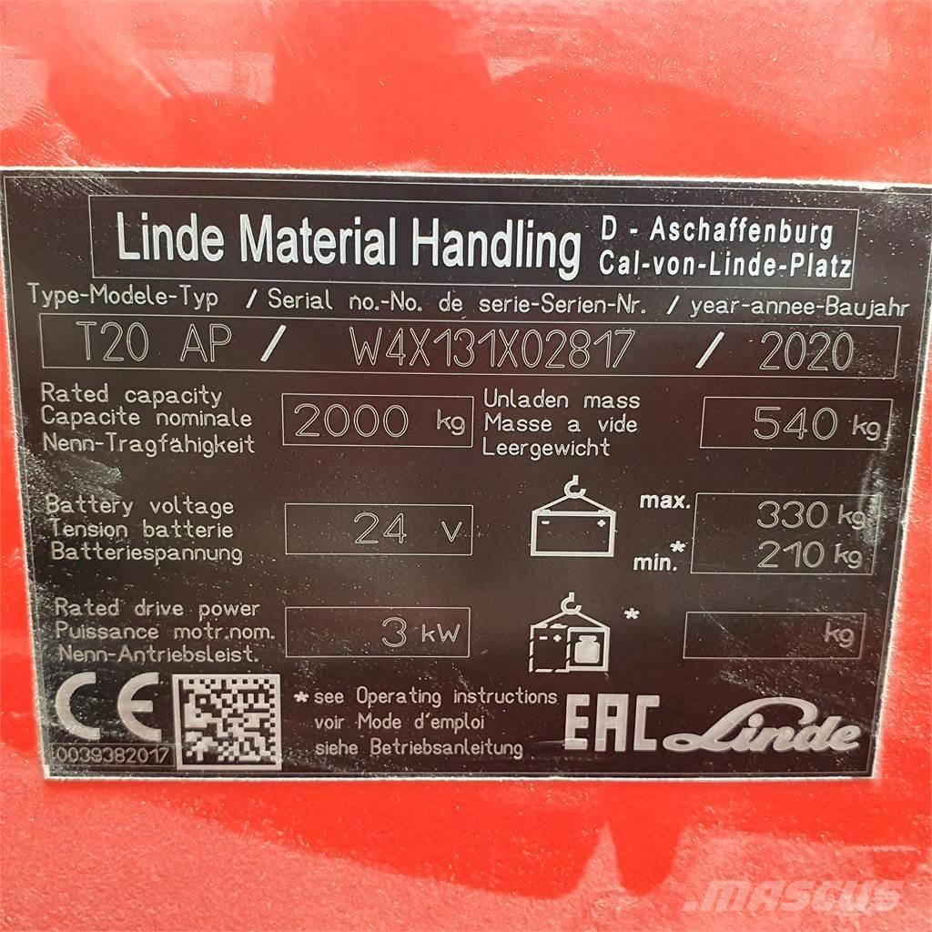Linde T20AP kurz ローリフト