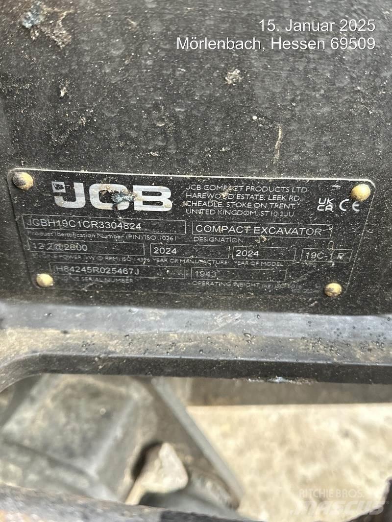 JCB 19C-1 ミニ油圧ショベル 7t以下（ミニユンボ・ミニディガー）