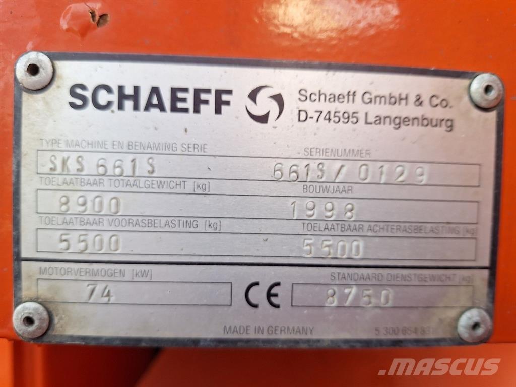 Schaeff SKS 661 ホイールローダー・タイヤショベル